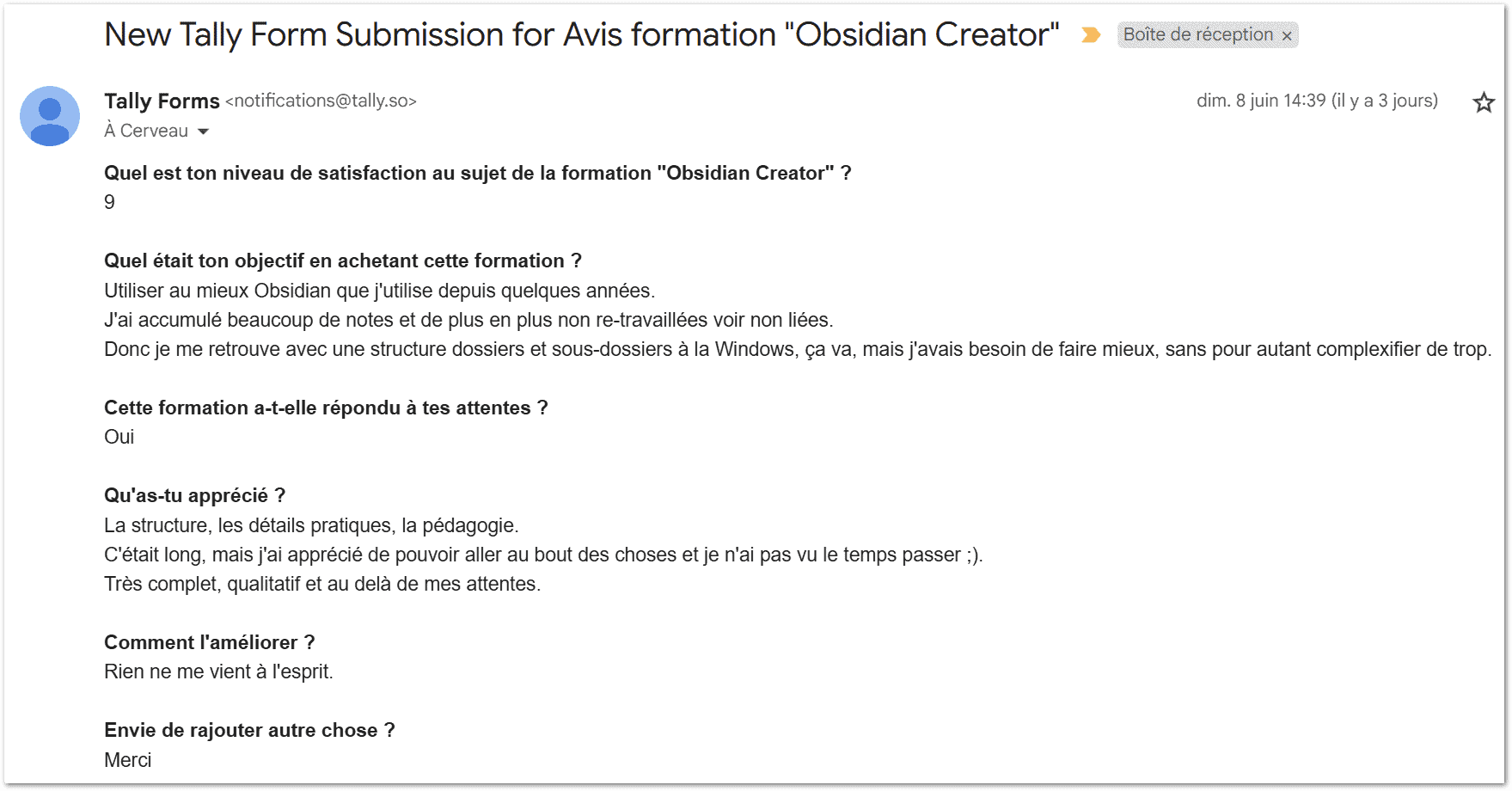 Avis Tally Form Obsidian Creator 2025